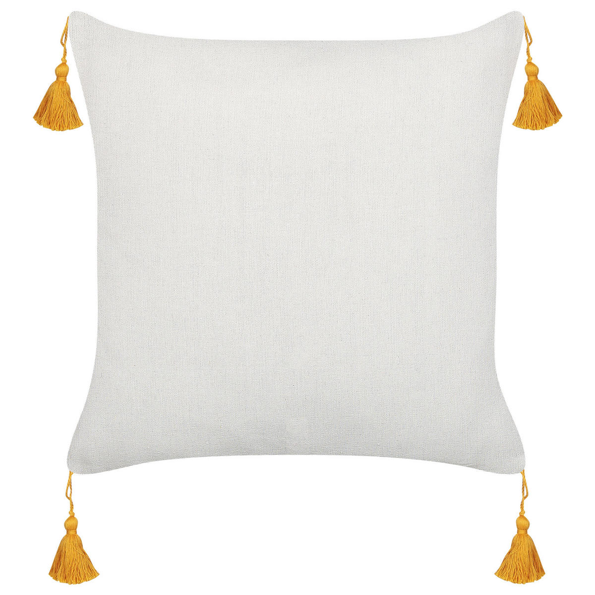 DEKOKISSEN 2er-Set Hellbeige 45/45 cm Abutilon - Beige, Textil (45/45cm) - Beliani