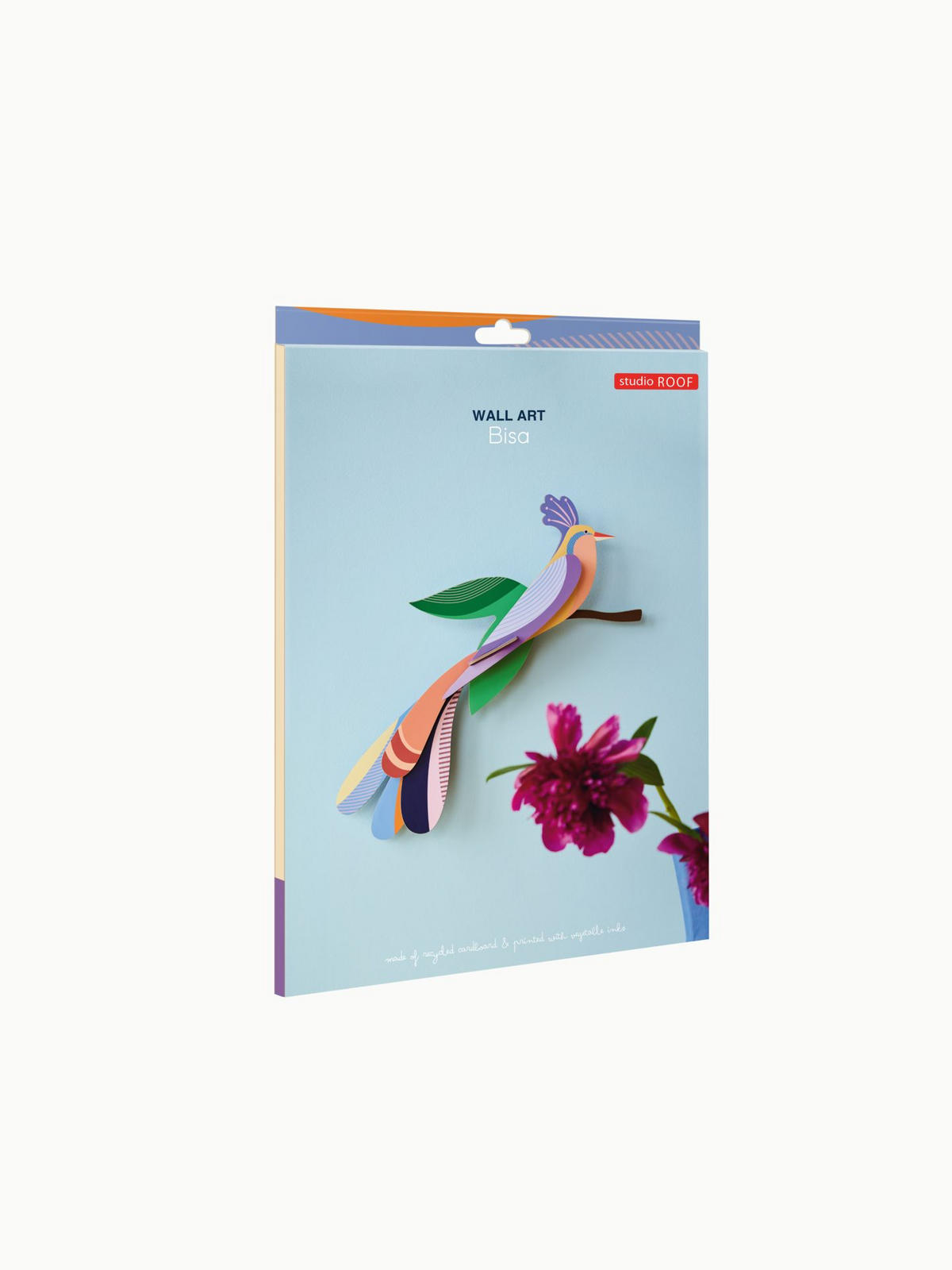 WANDSKULPTUR Bunt 5/20,5 cm - Multicolor, Wellpappe (5/20.5/33cm) - Studio Roof