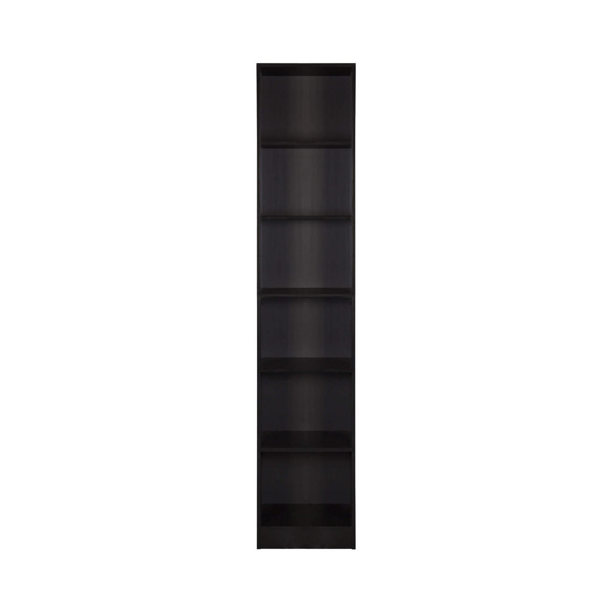 BÜCHERREGAL Schwarz 29,5/40/200 cm - Schwarz, Holzwerkstoff (40/200/29.5cm) - Mobili Rebecca