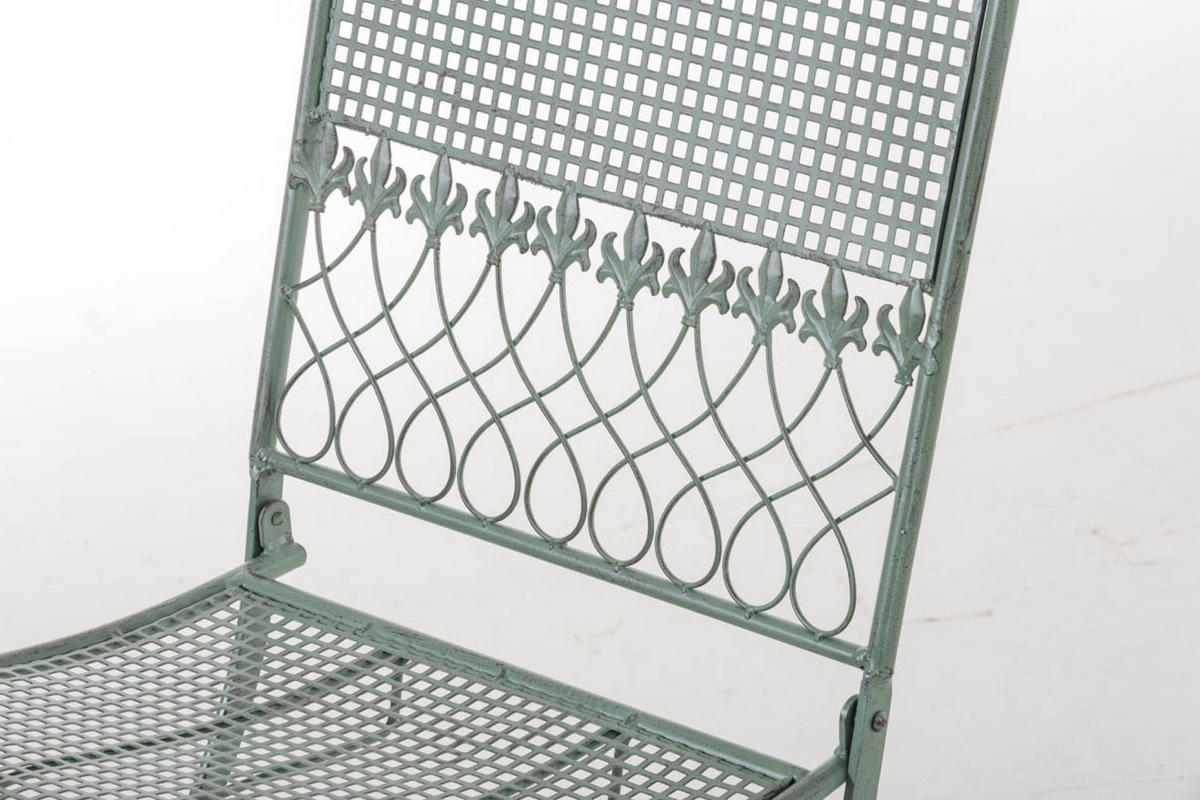 GARTENTUHL Kirstin antik-grün - Grün, Metall (41/50/91cm) - TPFGarden