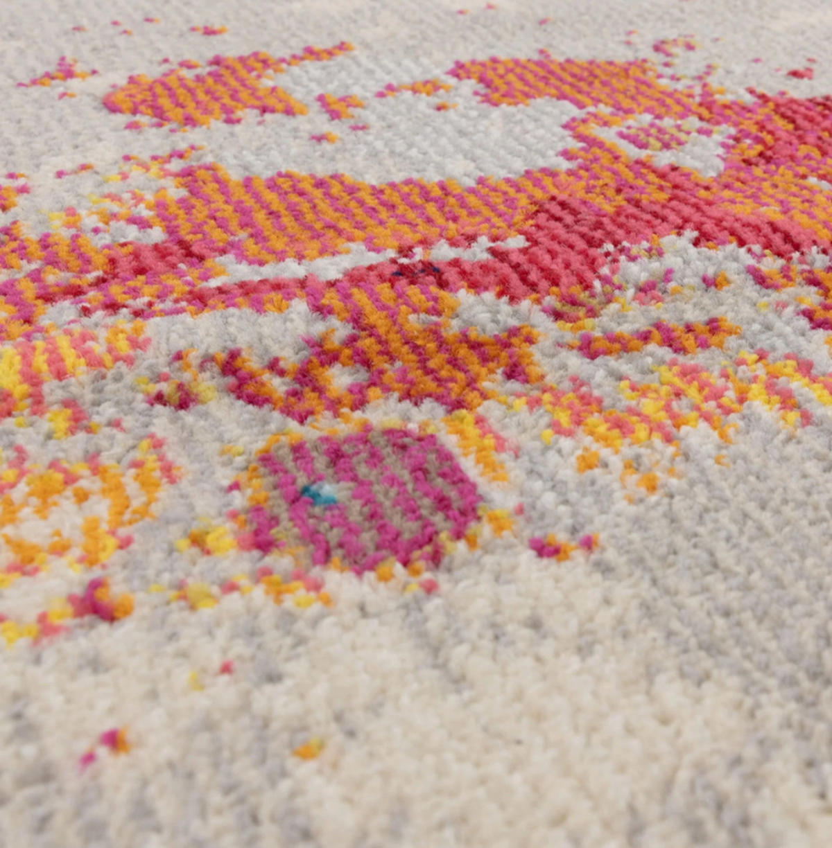 TEPPICH modern Flachgewebe SWASH Rot 120 x 170 cm - Rot, Textil (120/170cm) - Novatrend