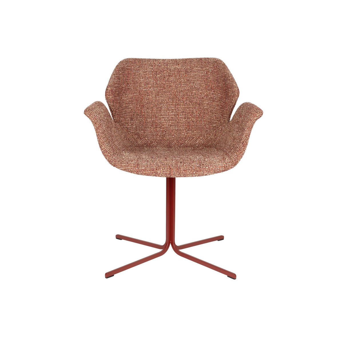 ESSZIMMERSTUHL Nikki Rot - 2 er Set - Rot, Kunststoff (66/80/62cm) - Zuiver