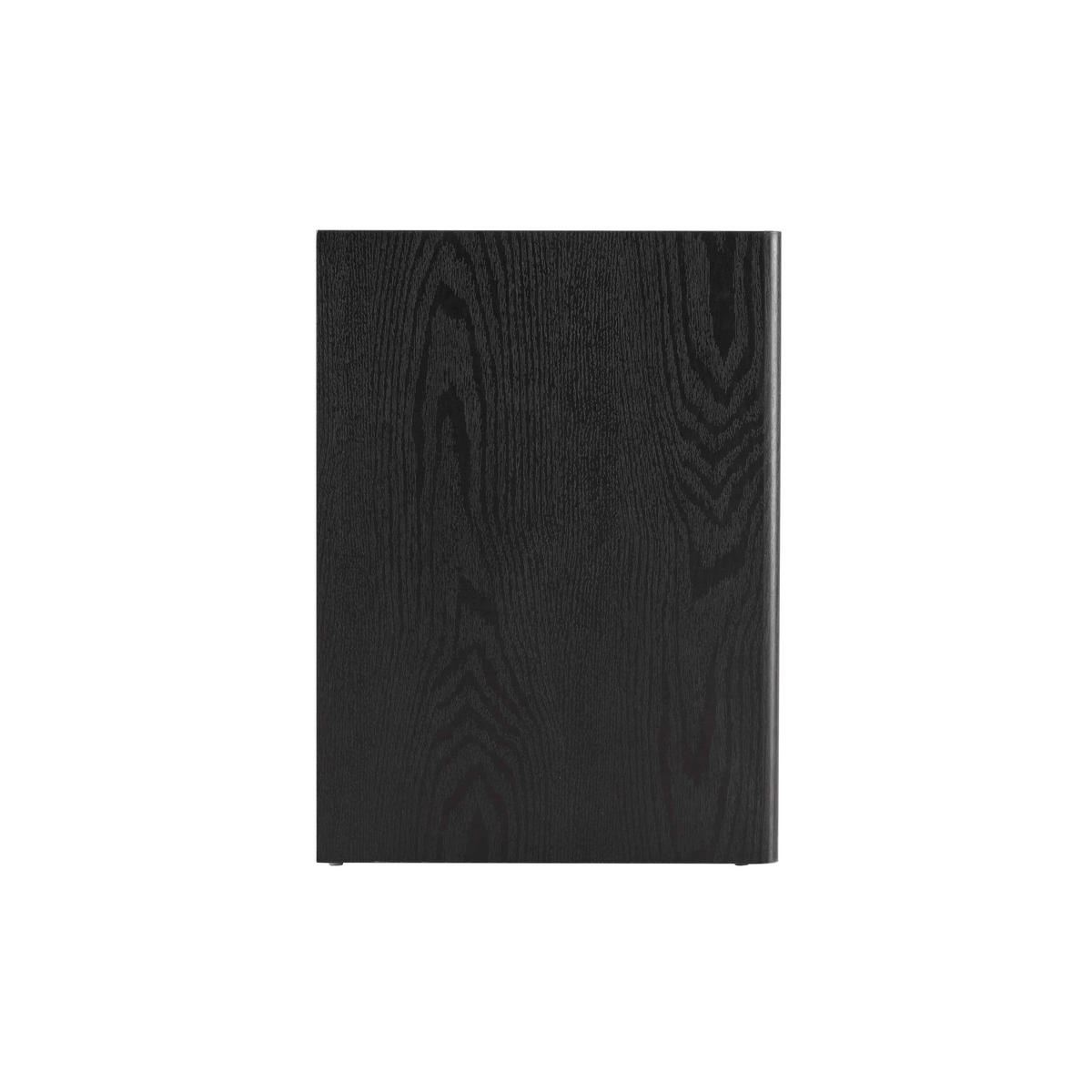 TV-SCHRANK 120 cm, schwarzes Holz - Schwarz, Holz (40/55/120cm) - Oviala