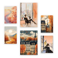 POSTER Set Mit 6 Faszinierende Frau A3 & A4 Rahmenlos - Klar, Papier (29/3cm) - Nacnic