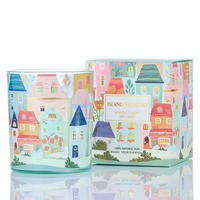 DUFTKERZE im Glas Insel Wochenende 290g Natursoja 55h Brenndauer - Multicolor, Paraffin (10cm)
