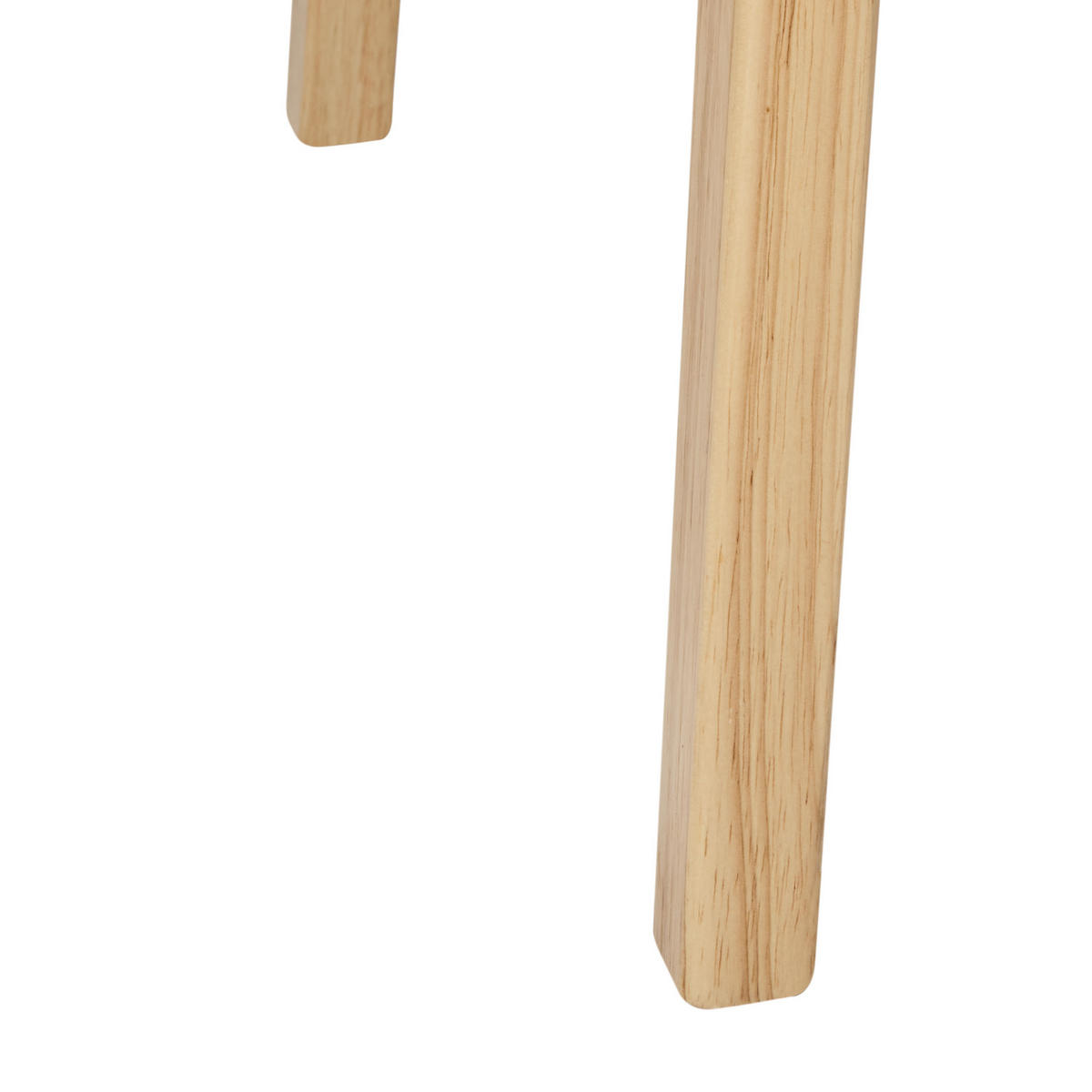 ESSZIMMERSTUHL 2er-Set Holz Hellbraun/Grau Smiley - Hellgrau, Holz (48/75/52cm) - Beliani