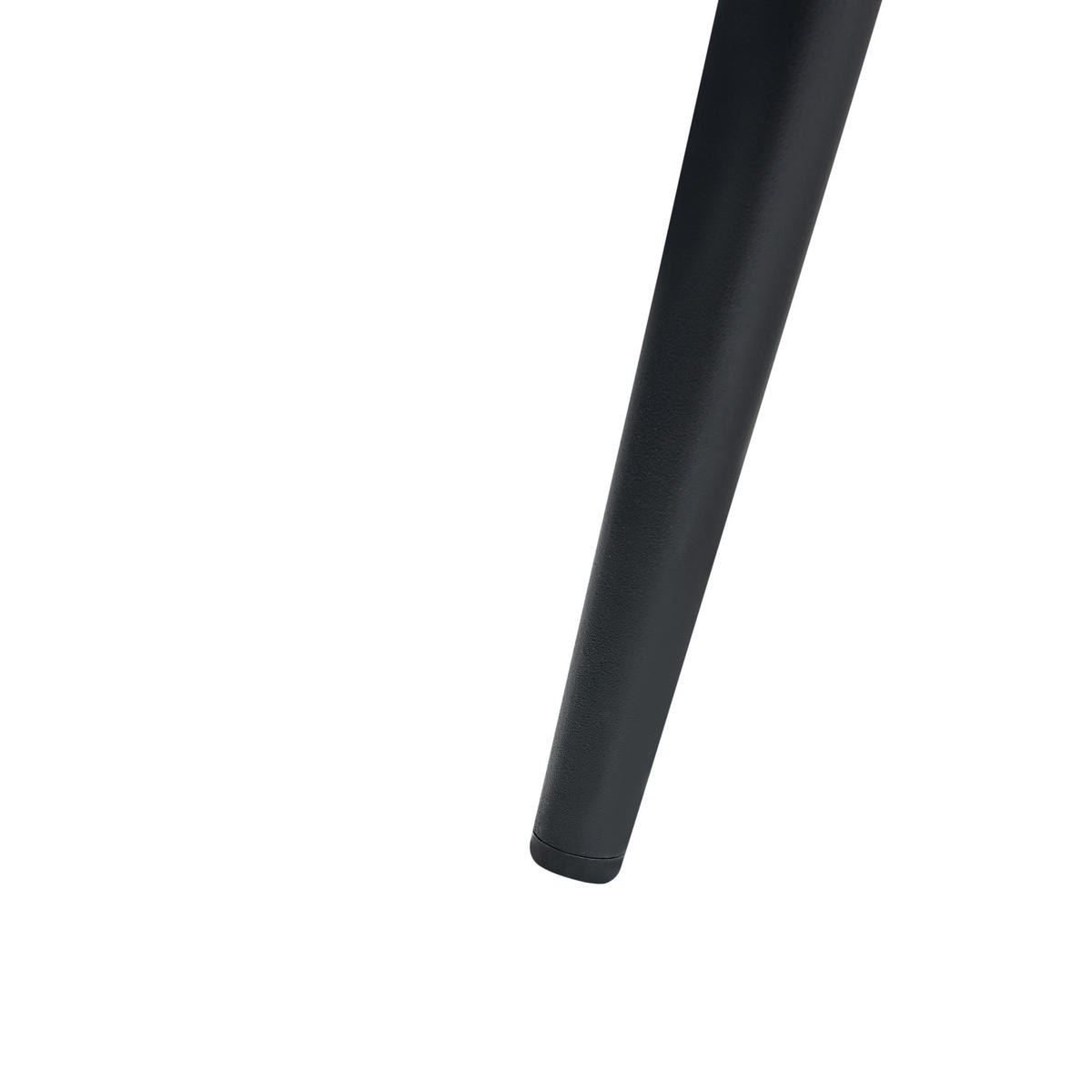 ESSZIMMERSTUHL 4er-Set Taupe Argyle - Taupe/Schwarz, Textil (45/86/55cm) - Beliani