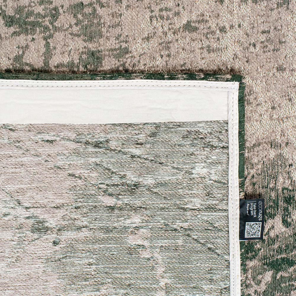 TEPPICH Dark Pine Mad Men Cracks 80/150 cm - Grün, Textil (80/150cm) - Louis De Poortere