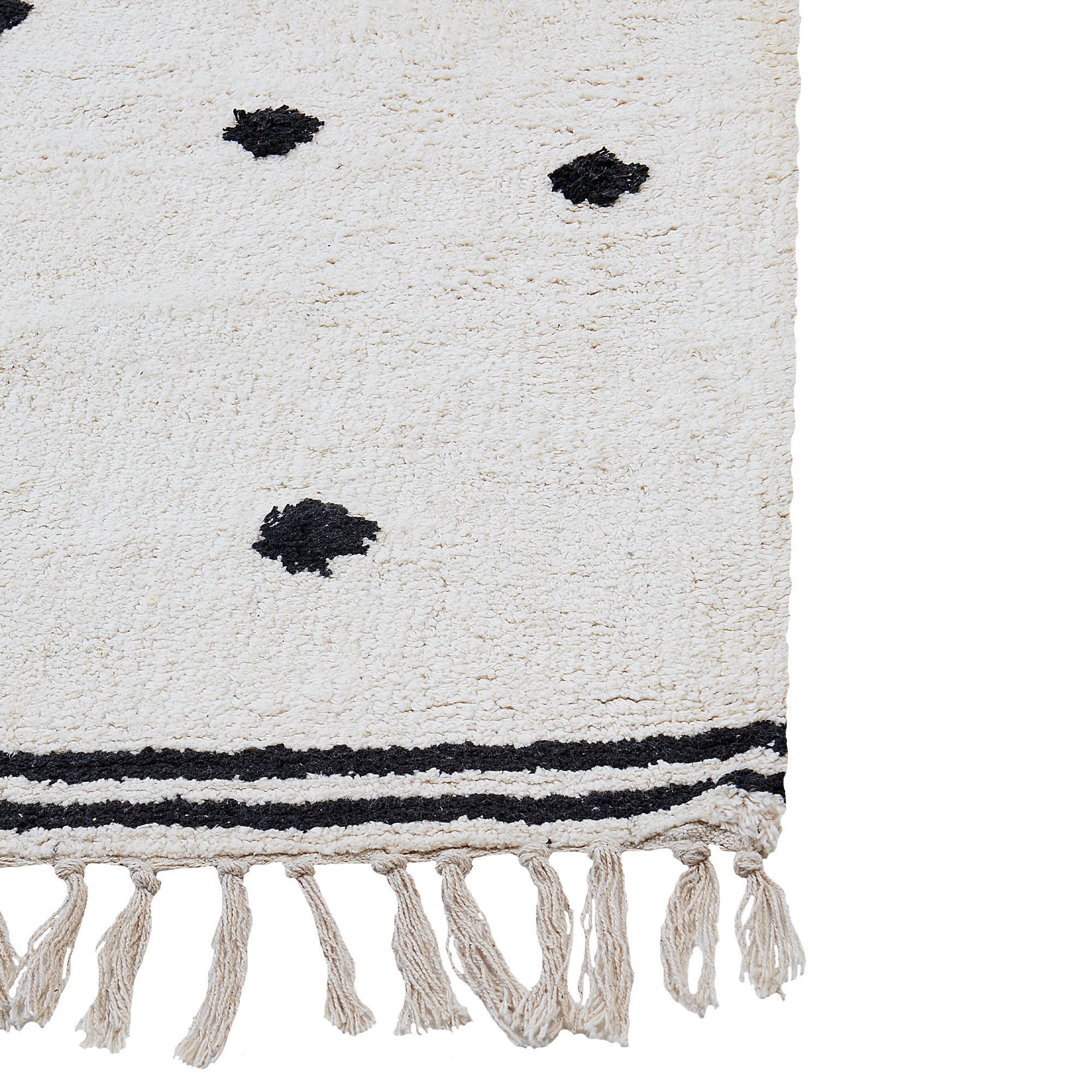 KINDERTEPPICH Laza 200/140 cm - Weiß, Textil (140/200cm) - Beliani