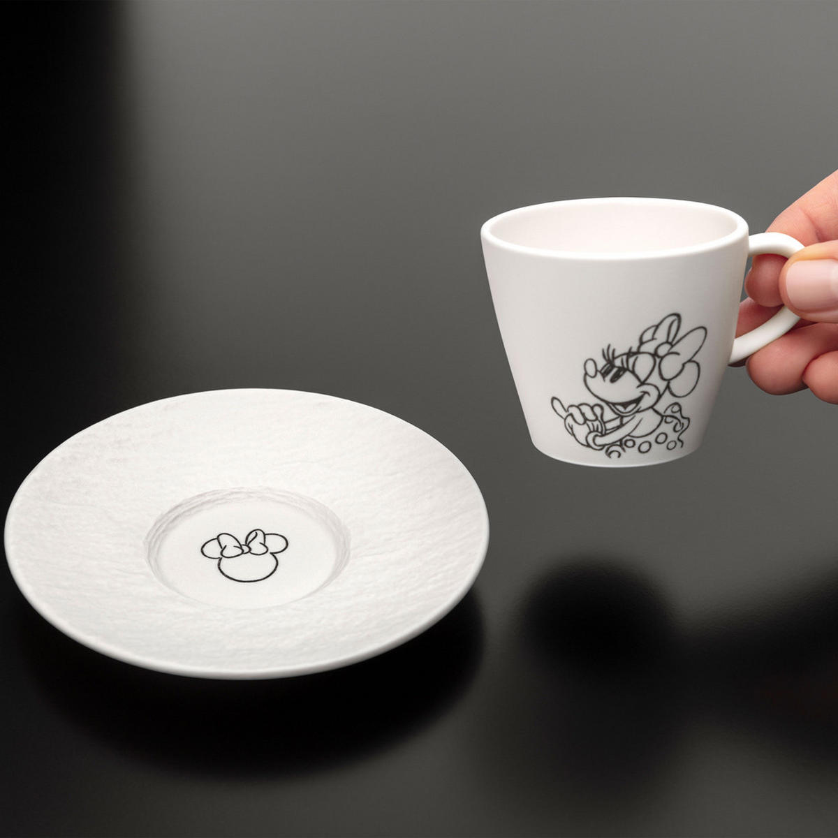 ESPRESSOTASSEN Manufacture Rock blanc - Mickey Mouse weiß 60 ml 6er Set - Weiß, Keramik (0.06L) - Villeroy & Boch