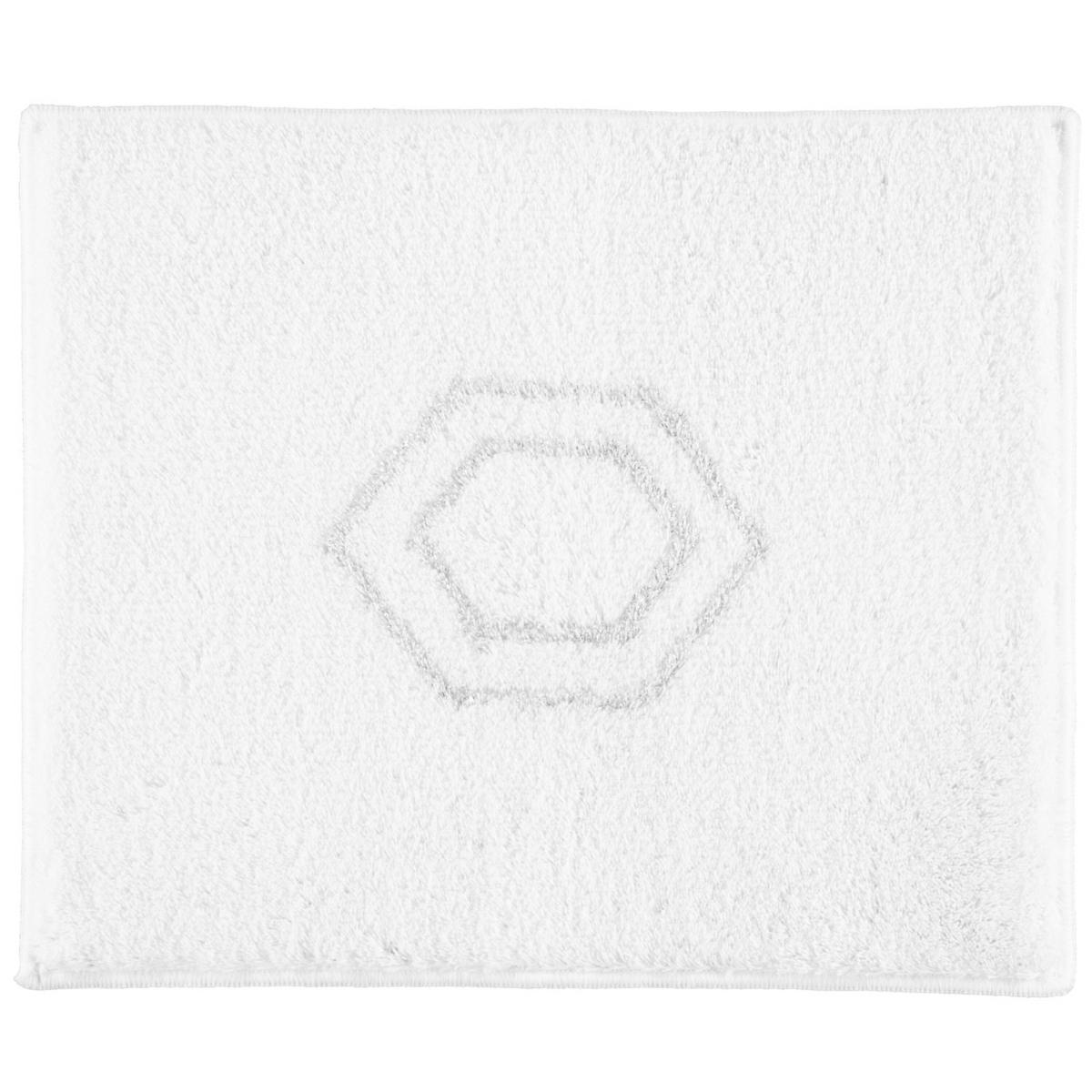 BADTEPPICH ELEGANCE WEISS-SILBERLUREX - 151 - Weiß, Textil (50/60cm) - Rhomtuft