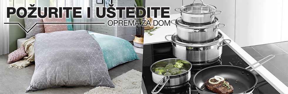 Opremite dom s posteljinom i setom za kuhanje uz Lesninu XXXL