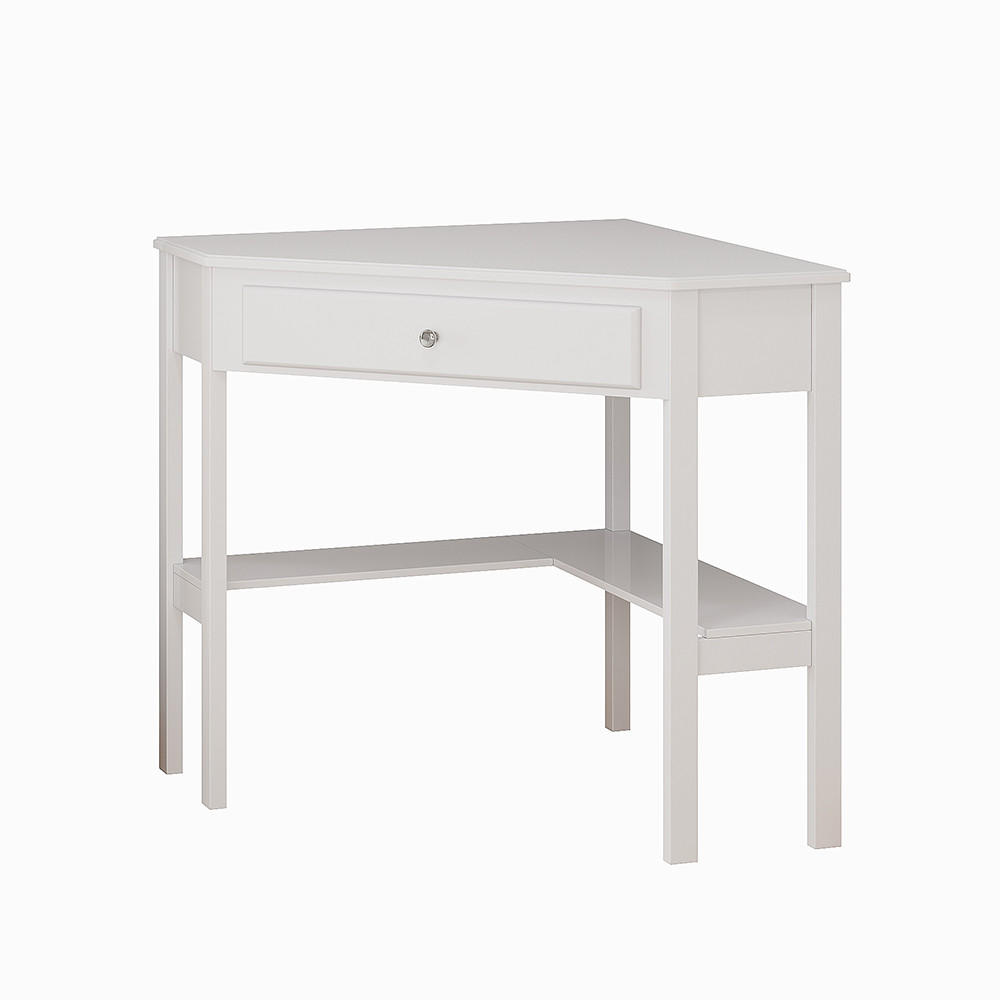 ECKSCHREIBTISCH Velto Weiß 75 x 71.6 cm - Weiß, Holzwerkstoff (71.6/75/76.8cm) - Vicco