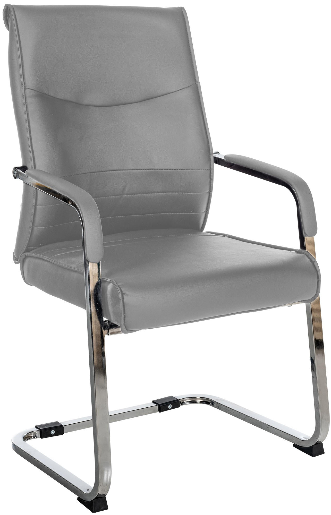 SCHWINGSTUHL Lederlook Grau - Grau, Textil/Metall (55/88/60cm) - CLP