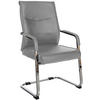 SCHWINGSTUHL Lederlook Grau - Grau, Textil/Metall (55/88/60cm) - CLP