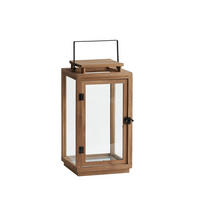 LATERNE Bart - Braun, Holz (21/40/21cm) - home&you