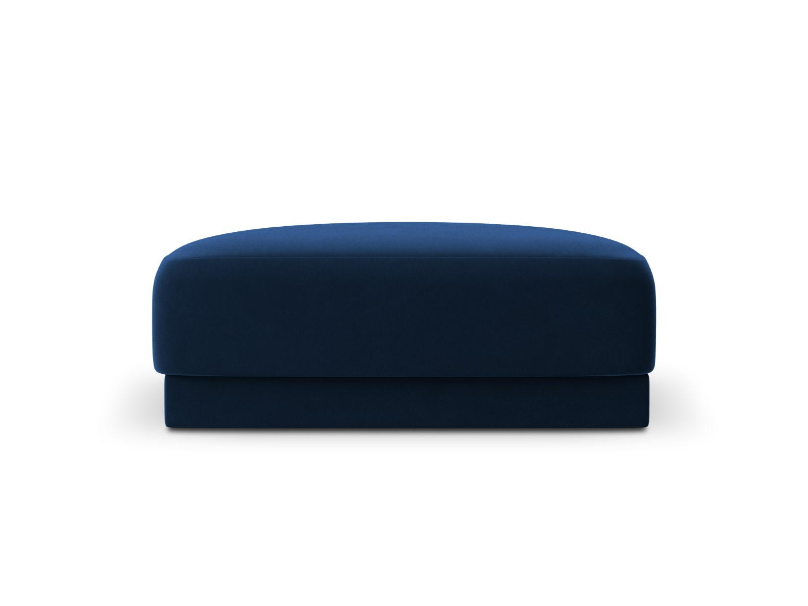 POUF Miley aus Samt königsblau - Blau, Textil (90/40/90cm) - Micadoni