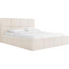 POLSTERBETT Tivio mit Bettkasten, Beige Boucle 140x200 cm - Beige/Birkefarben, Holz/Holzwerkstoff (140/200cm) - WFL GROUP
