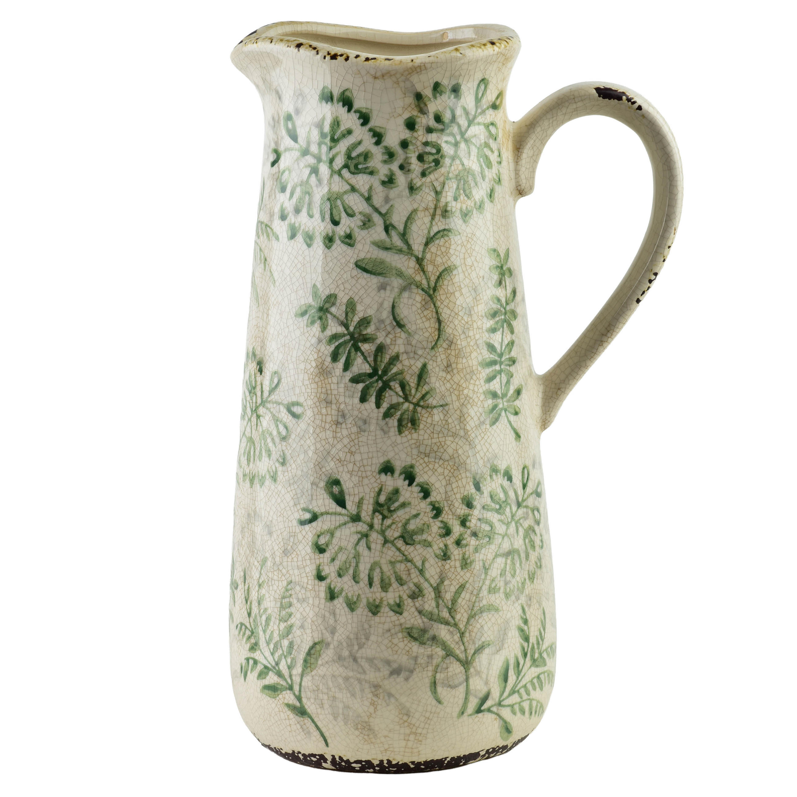VASE Crocket - Grün, Keramik (32cm) - Mondex