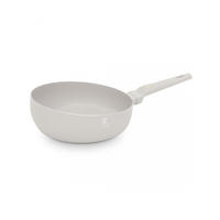 WOK Grau 44/26/9 cm BH8059 - Grau, Metall (26cm) - Berlinger Haus