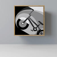 SIDEBOARD BIKE ENERGY, Eichefarben, 57,5x42x57,5 cm, Ohne Füße - Eichefarben/Multicolor, Holzwerkstoff (57.5/57.5/42cm) - SpaceRebels