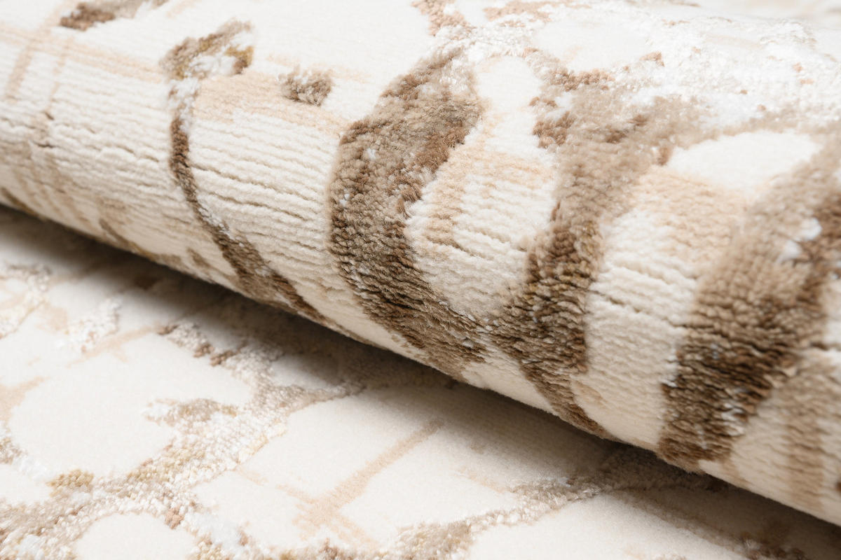 TEPPICH HERA Creme Beige 120/170 cm - Beige/Creme, Textil (120/170cm) - Tapiso