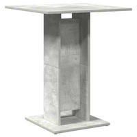 BISTROTISCH Betongrau 60/60/75 Cm Holzwerkstoff - Grau, Holzwerkstoff (60/60/75cm) - vidaXL