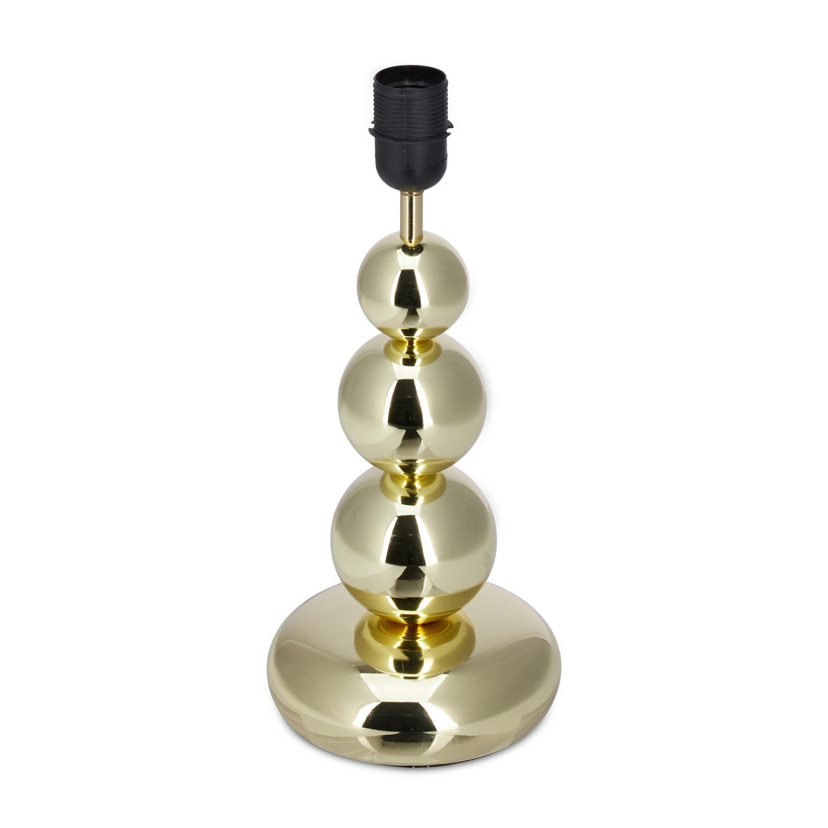 TISCHLAMPE - Multicolor, Textil/Metall (25/25/50cm) - Relaxdays