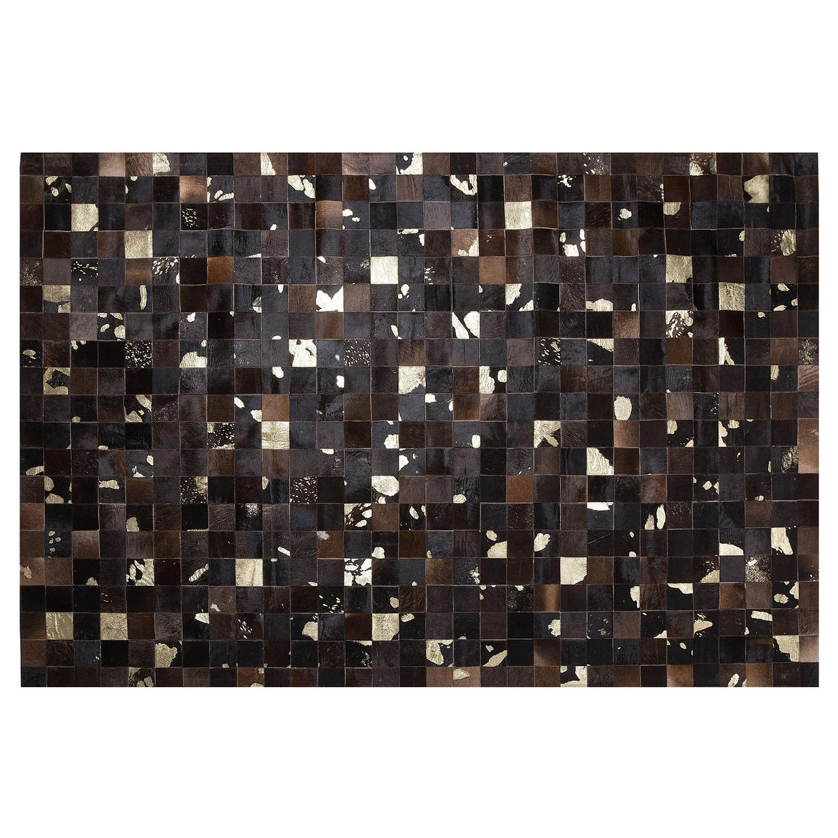 KURZFLOR-TEPPICH Bandirma 230/160 cm - Braun, Fell (160/230cm) - Beliani