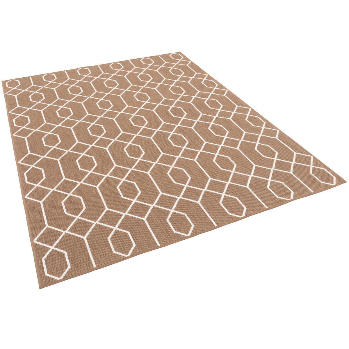 IN- UND OUTDOOR TEPPICH BEIDSEITIG CAPE COD TREND - Beige, Textil (80/140cm) - Pergamon