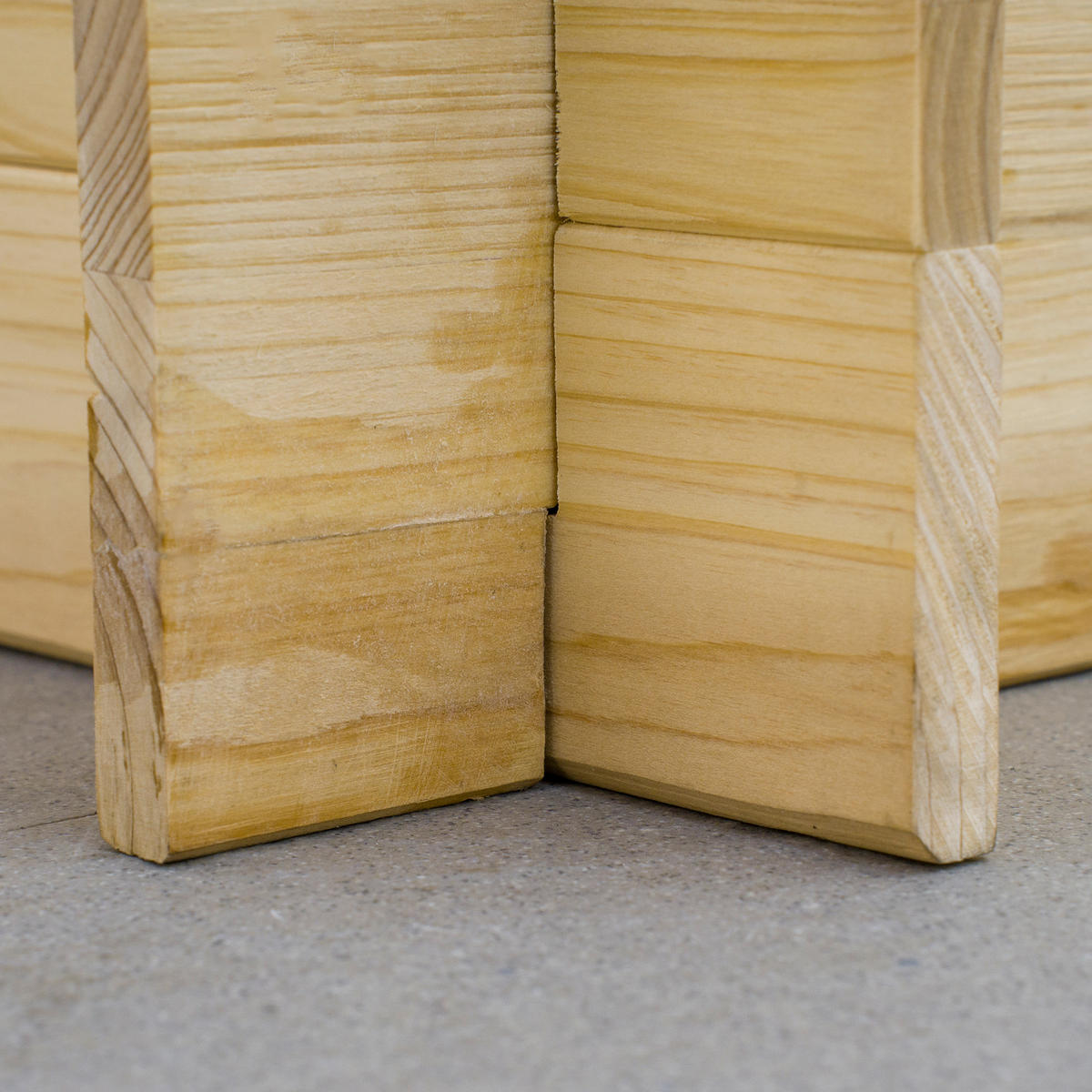 HOCHBEET, 3-stufige Blumenkasten, für Garten, Balkon, Tannenholz, Natur - Fichtefarben, Holz (100/54/117cm) - Outsunny
