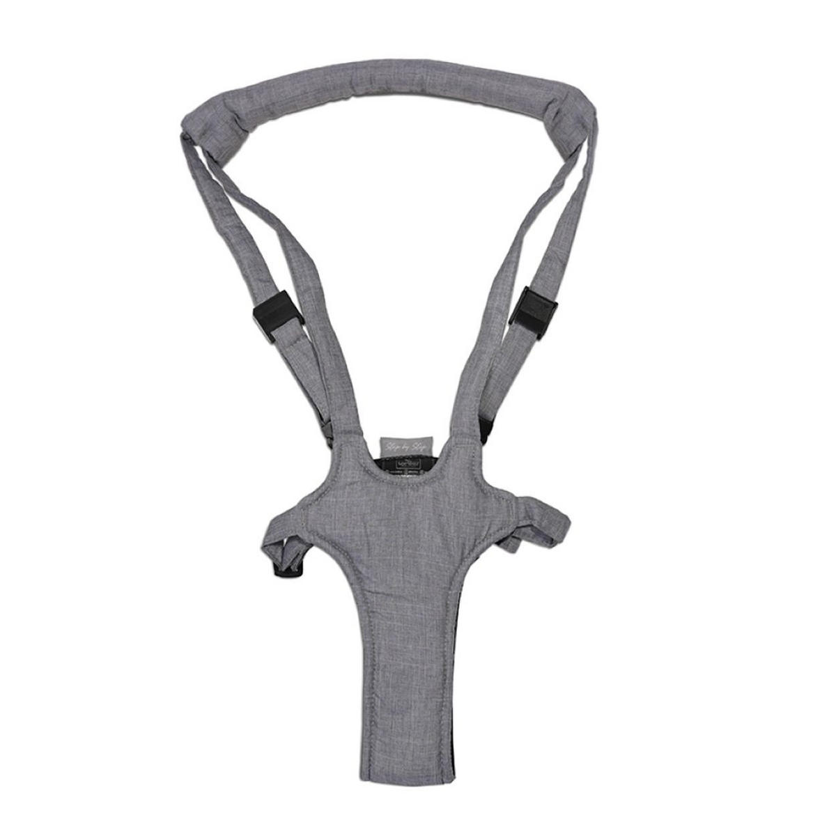LAUFLERNHILFE Step by Step hellgrau verstellbarer Gurt Laufleine Lauflernhilfe - Grau, Textil (19/1/25cm) - Lorelli