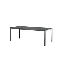 GARTENESSTISCH BREAK Schwarz 90x205x74 cm - Schwarz, Kunststoff (205/90/74cm) - FURNLUX