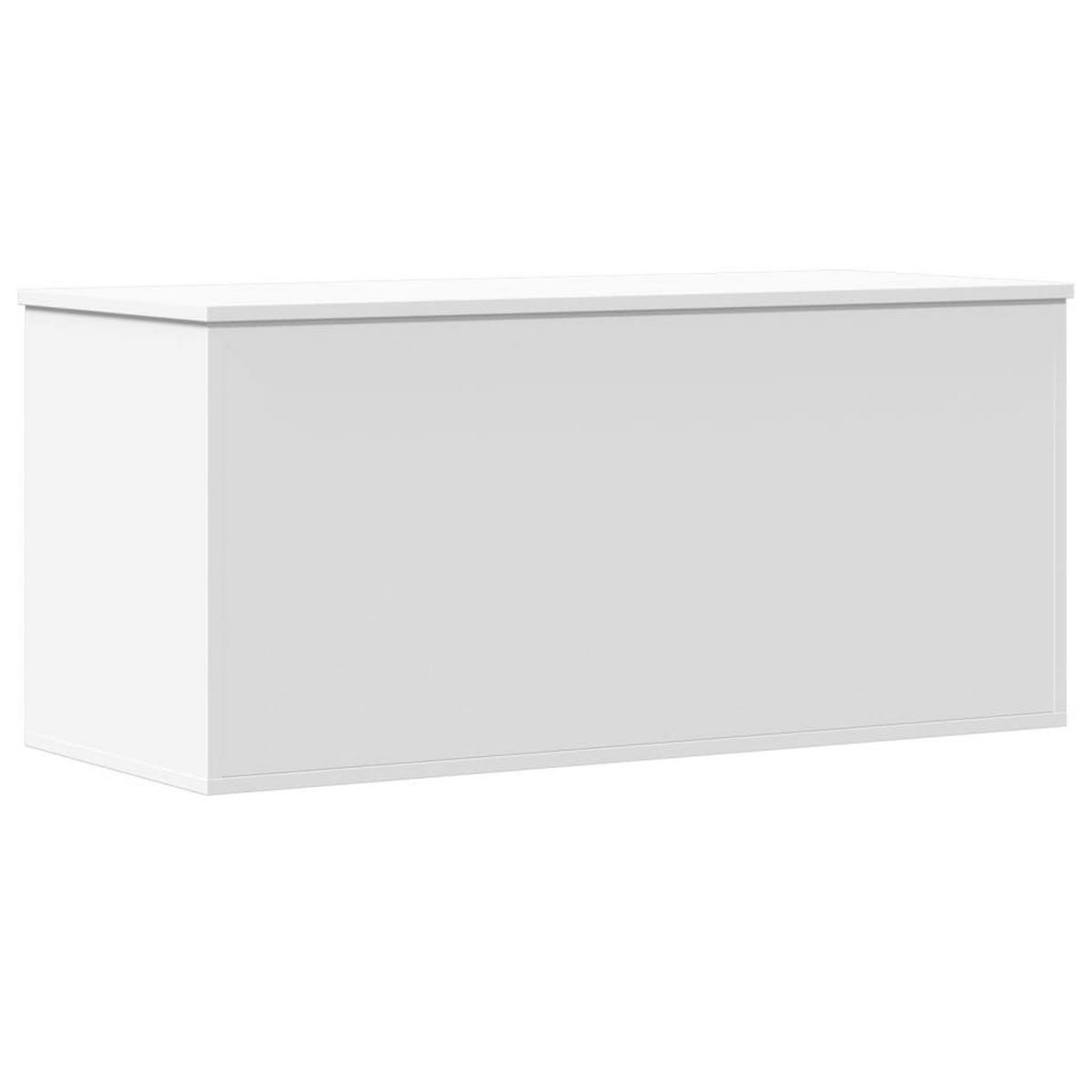 TRUHE Weiss 100/42/46 Cm Holzwerkstoff - Weiß, Holzwerkstoff (42/46/100cm) - vidaXL