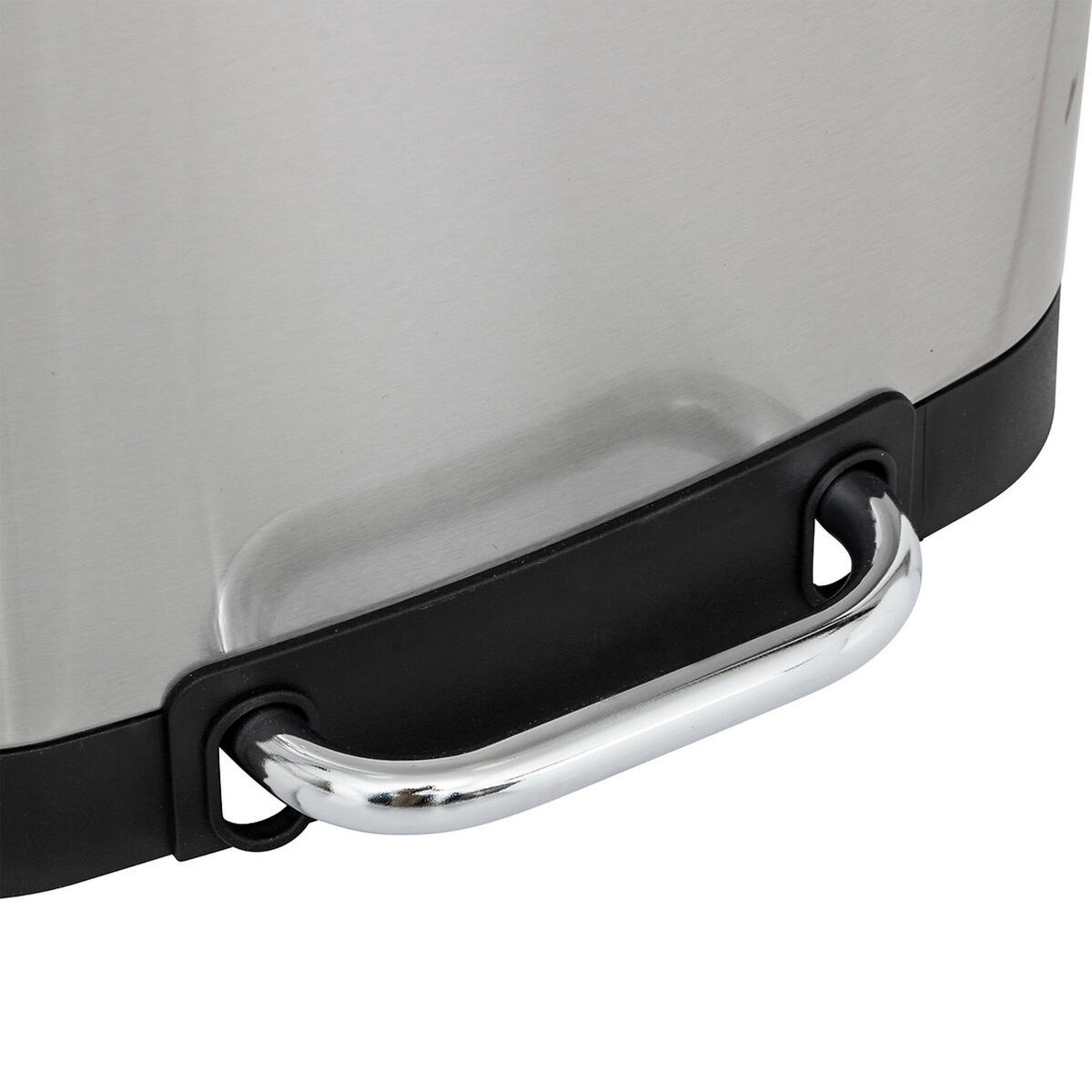 MÜLLEIMER mit Pedal Ariane 20 l 30/29,5/53,3 cm - Silberfarben, Metall (29.5/53.3/30cm) - 5five Simply Smart