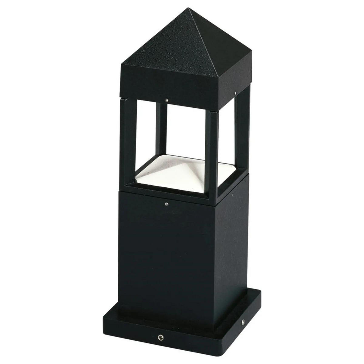 WEGELEUCHTE Schwarz - Schwarz, Metall (15/15/37cm) - click-licht