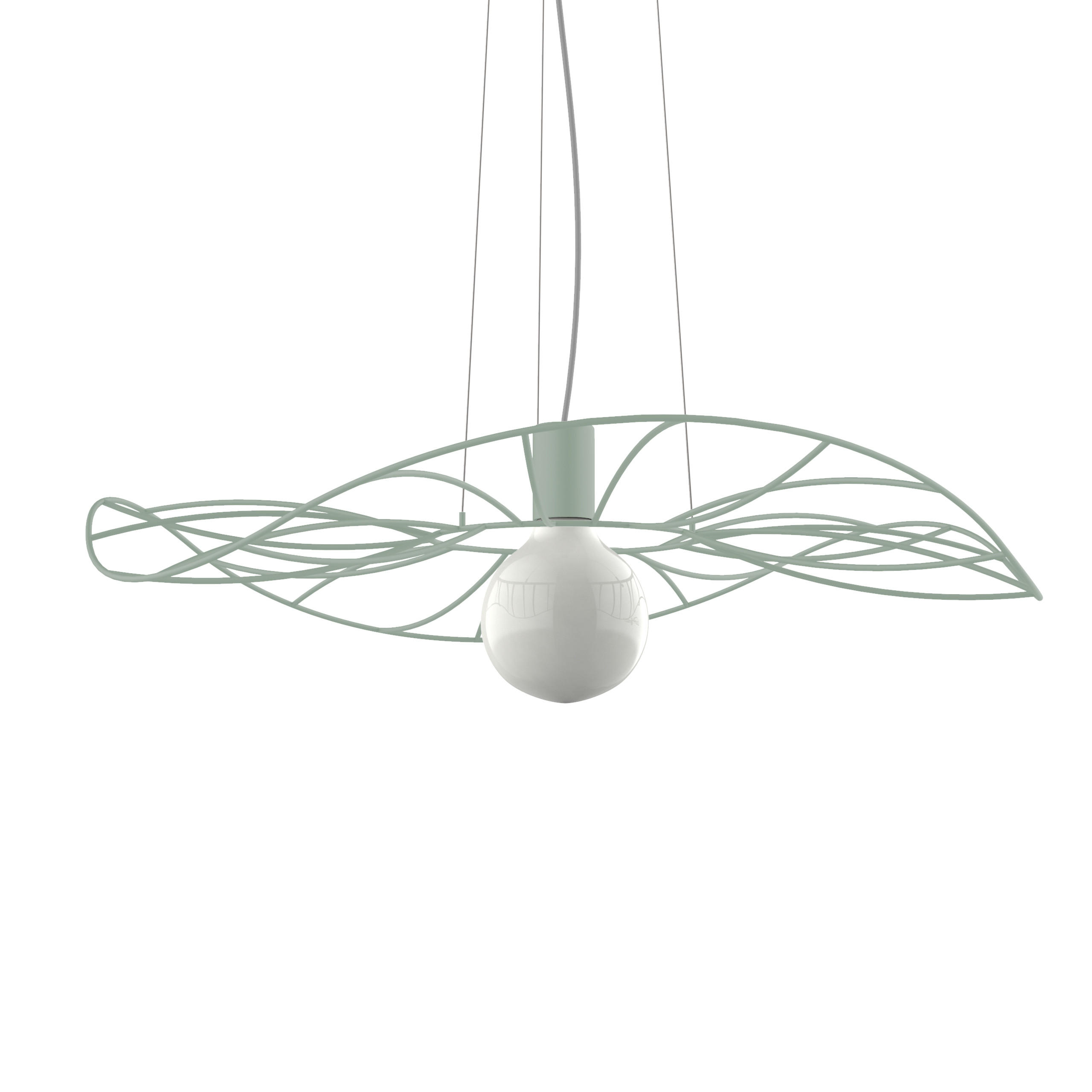 HÄNGELEUCHTE - Grün, Metall (60/60/8cm) - Lumicom