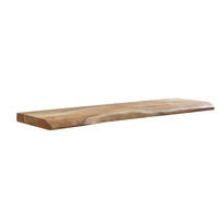 WANDREGAL AIDEN Akazie Wandboard Braun - Braun, Holz (100/4/26cm) - tinkaro