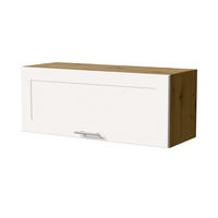 KLAPPHÄNGESCHRANK Oslo W4B/90 Eiche Artisan / Weiß Matt 90 / 32,5 / 36cm - Blum Aventos - Eiche Artisan/Weiß, Holz/Holzwerkstoff (90/36/32.5cm) - Feldmann-Wohnen