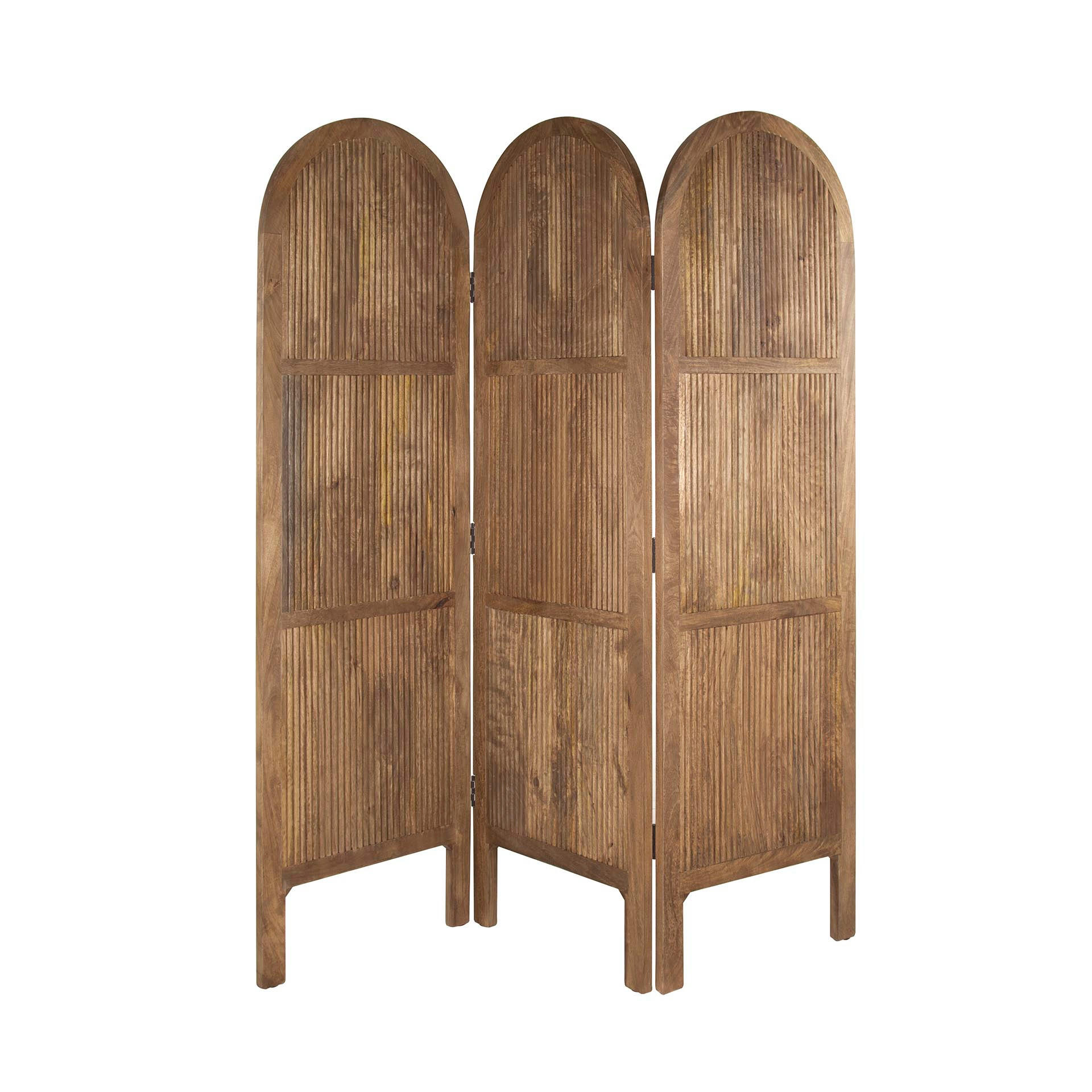 RAUMTEILER Wave Beige 8/150/170 cm - Beige, Holz (150/170/8cm) - Hoyz Collection