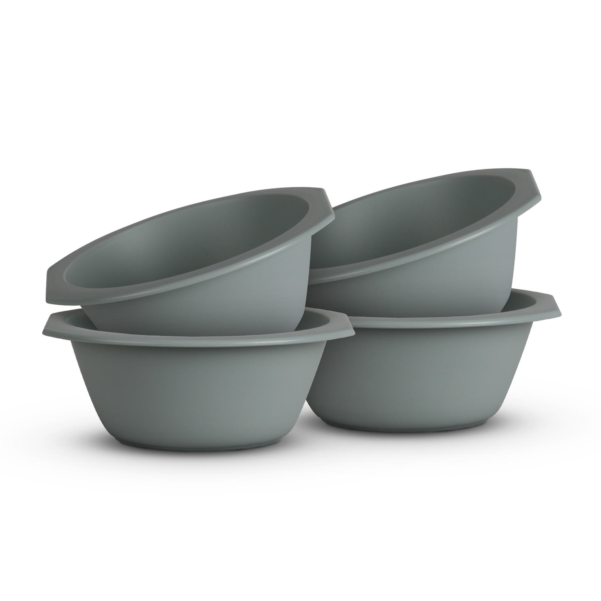 SCHÜSSEL Kunststoff Ø15,5 cm Grün 4er-Pack - Grün, Kunststoff