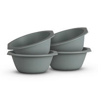 SCHÜSSEL Kunststoff Ø15,5 cm Grün 4er-Pack - Grün, Kunststoff