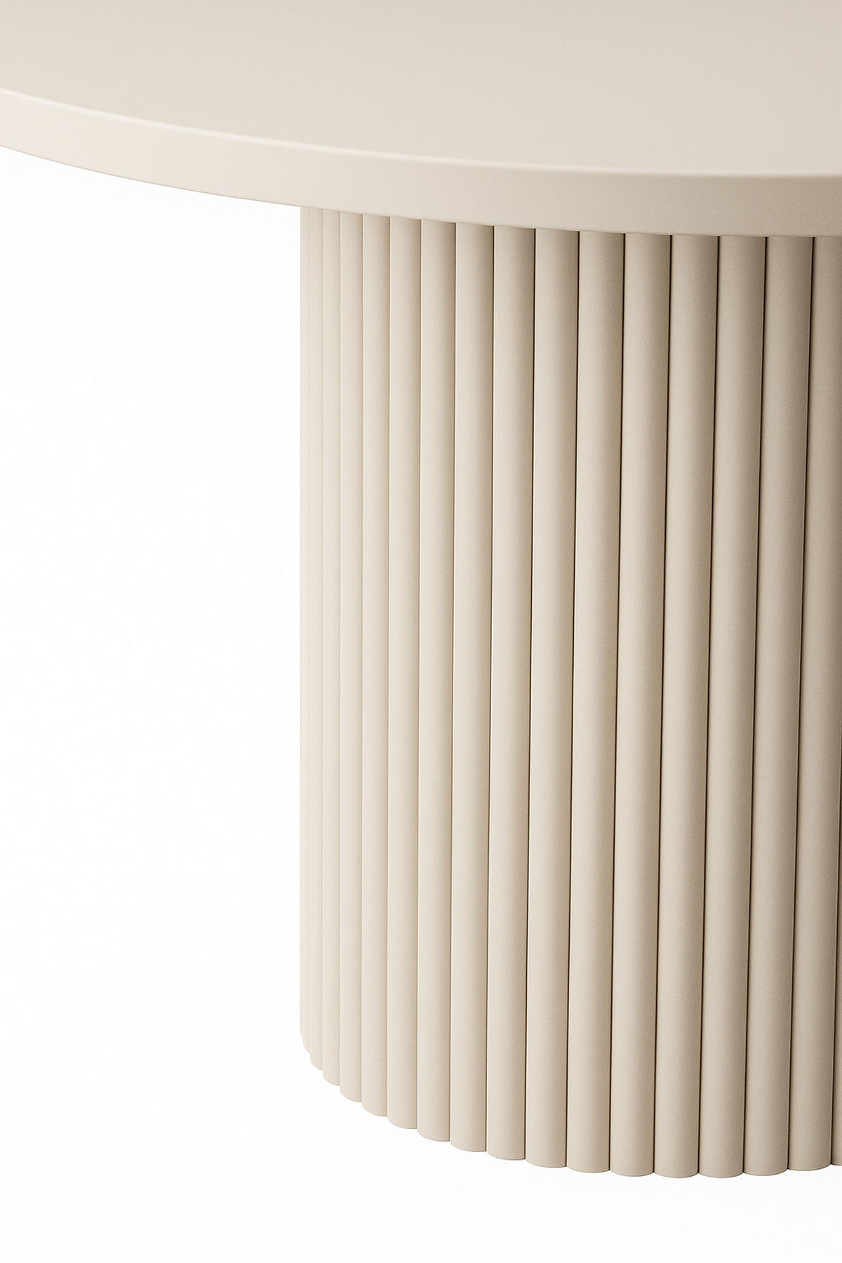 ESSTISCH Kira 180 x 100 x 76,8 cm Ovaler mit Ausziehfunktion, kaschmir - Kaschmir, Metall (100/180/75cm) - Margaret Hadas24