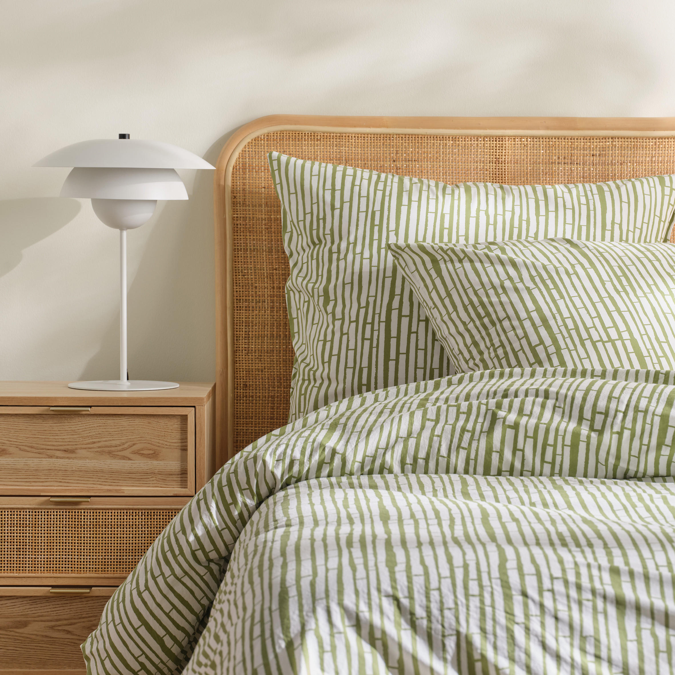 BETTWÄSCHE Bambu - Grün, Textil (200/220cm) - home&you