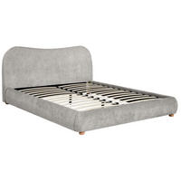 ČALOUNĚNÁ POSTEL Sonho, dvoulůžko 160x200 cm bez matrace, žinylková látka, béžová - béžová, textil (160/200cm) - Beautysofa