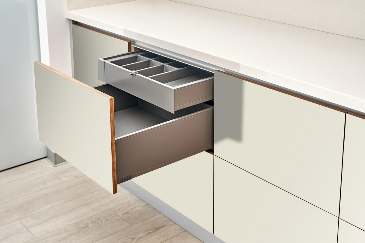 MÖBLAUFKLEBER 100x50 cm hellbeige - Grau, Kunststoff (100/50/0.1cm) - Wallfluent