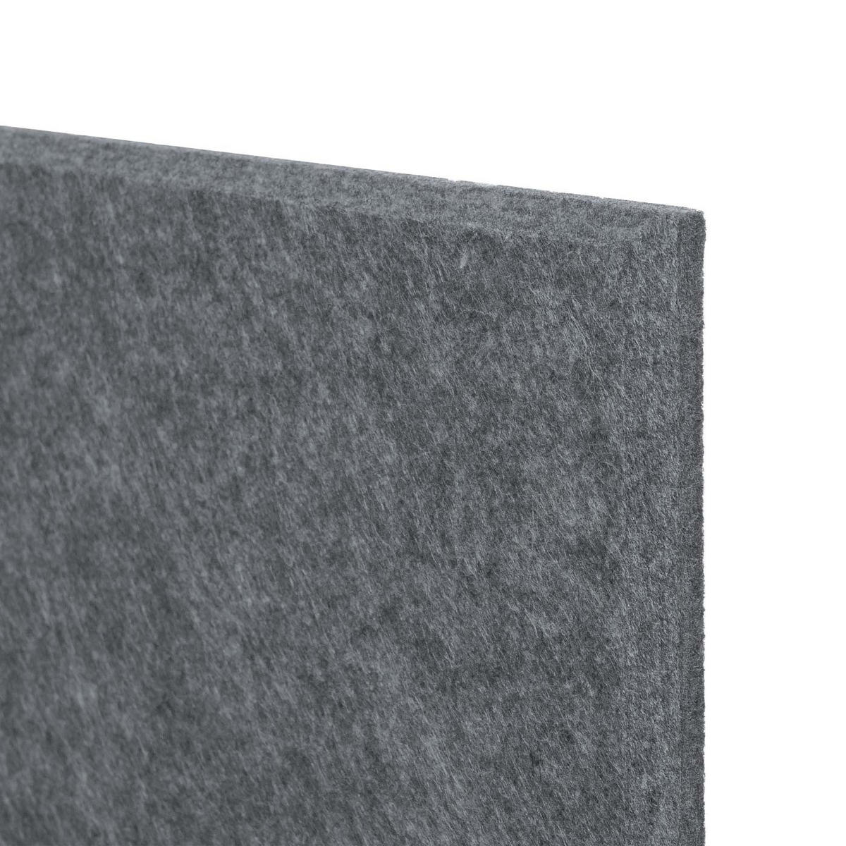 AKUSTICKÝ STENOVÝ PANEL, sivý, kompletná sada - sivá, textil (30/60/1cm) - MCW