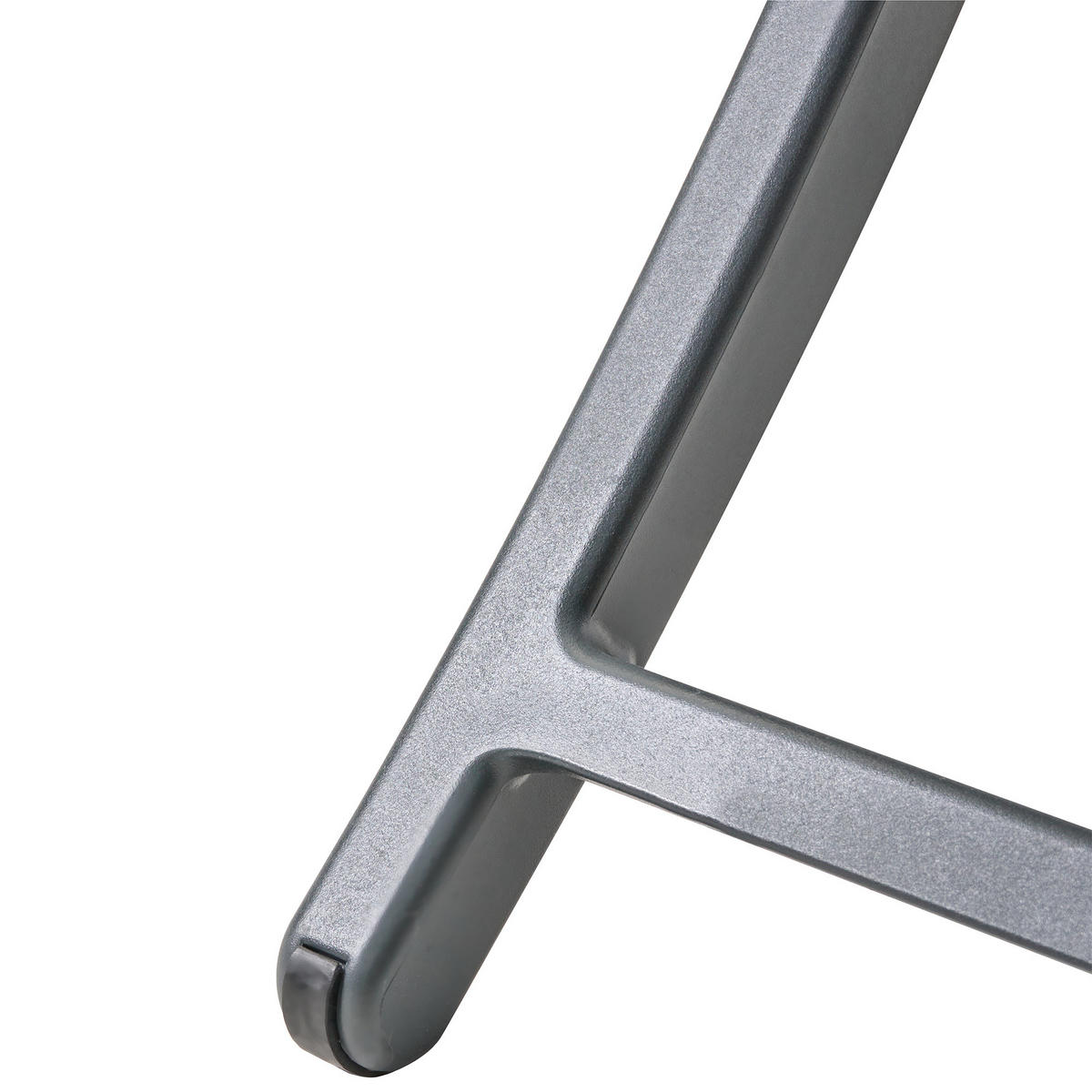 GARTENSTUHL 4er-Set Dunkelgrau Talca - Dunkelgrau, Kunststoff (45/83/53cm) - Beliani