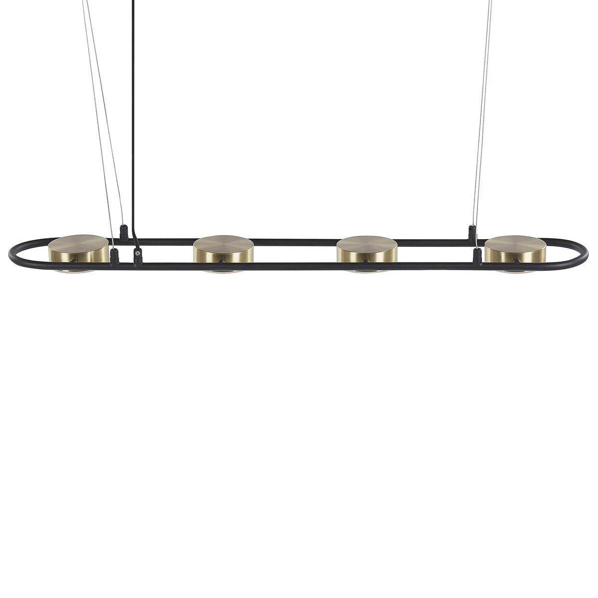 HÄNGELEUCHTE Mali 13/85/159 cm - Schwarz, Metall (13/85/159cm) - Beliani