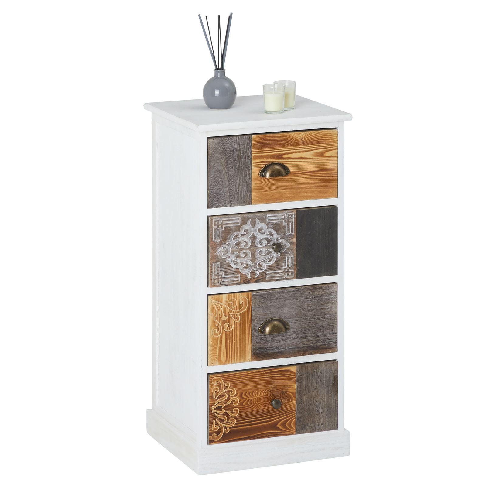 KOMMODE CARA - Weiß, Holz (40/84/37cm) - CARO-Möbel